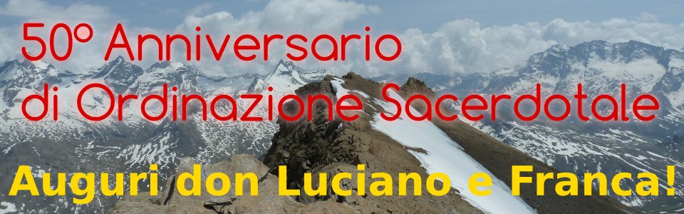 50 anni di sacerdozio don Luciano Premoli