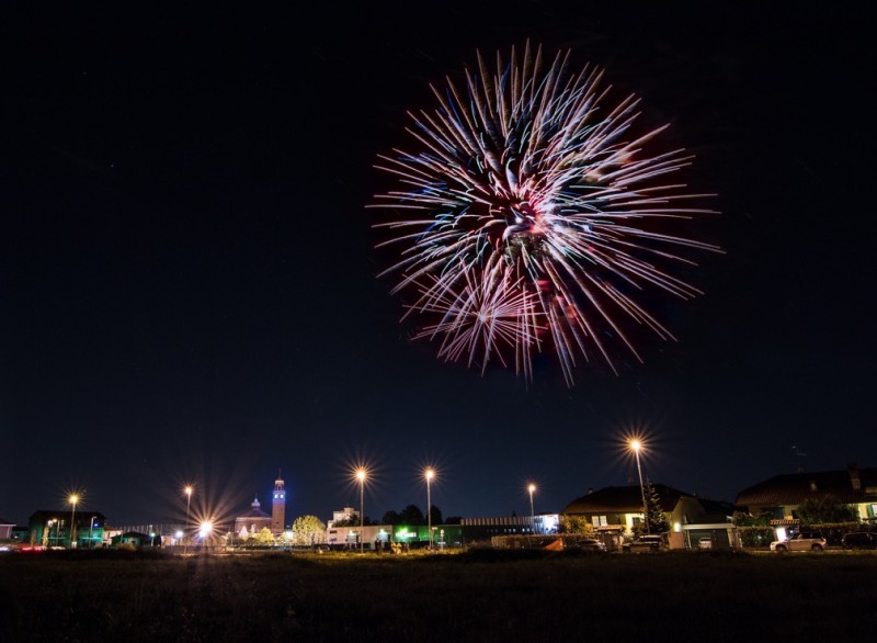 Fuochi d'artificio alla Festa Patronale