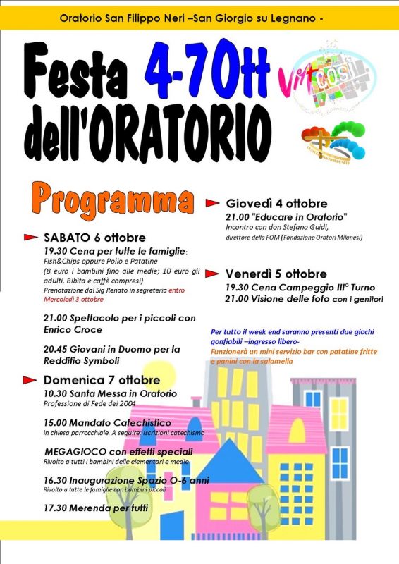 Festa Oratorio 2018